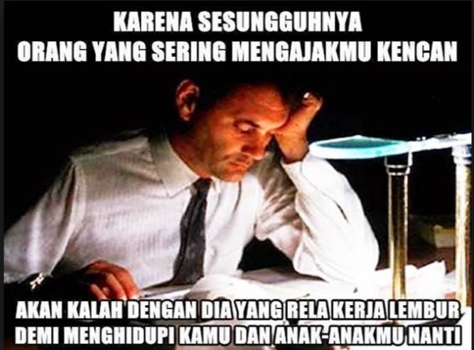 Akibat Lembur Tiada Akhir